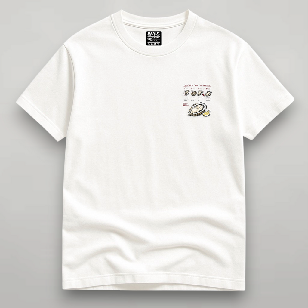 DANDY How To Open An Oyster t-shirt streetwear oversize