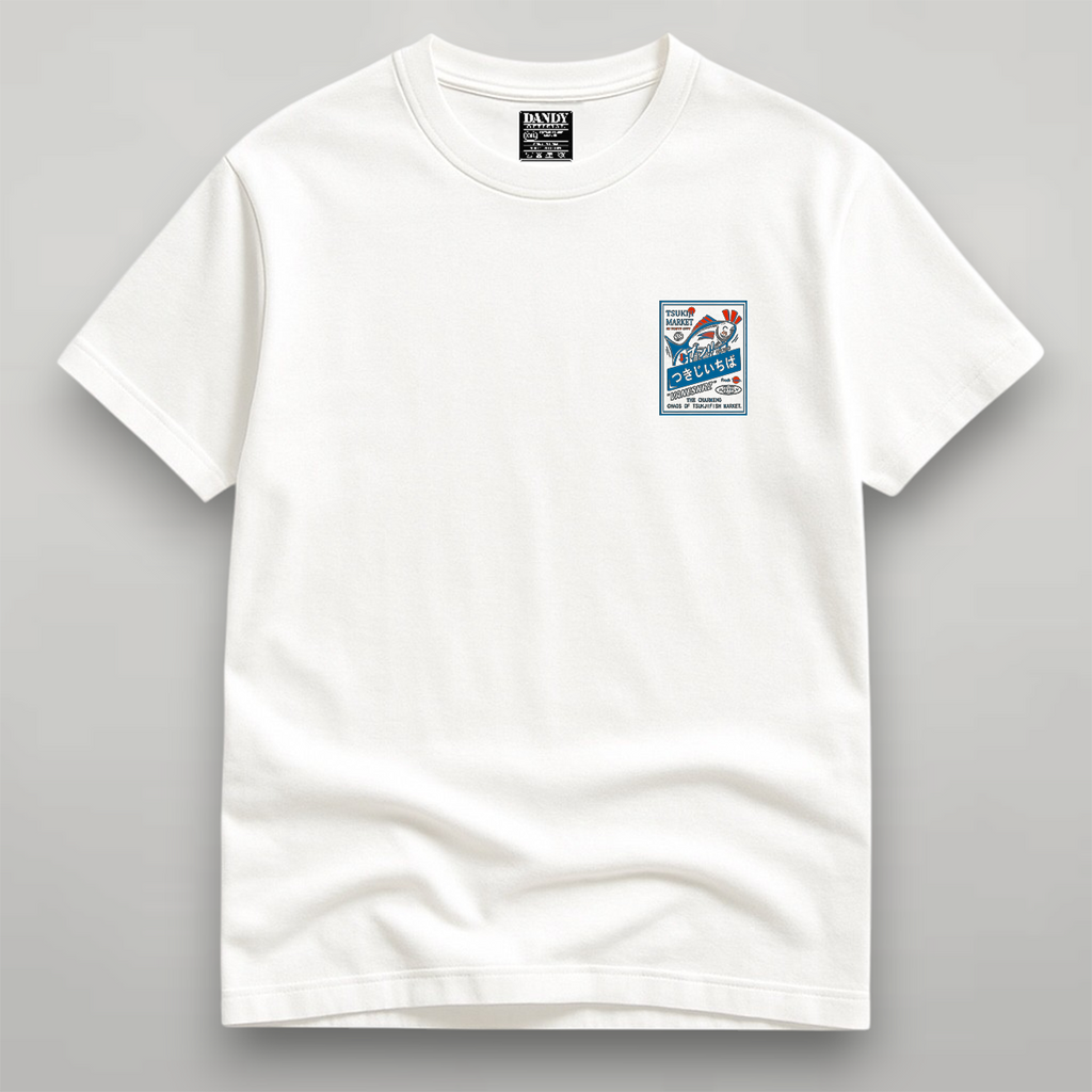 DANDY Tsukiji Market Tokyo t-shirt streetwear oversize