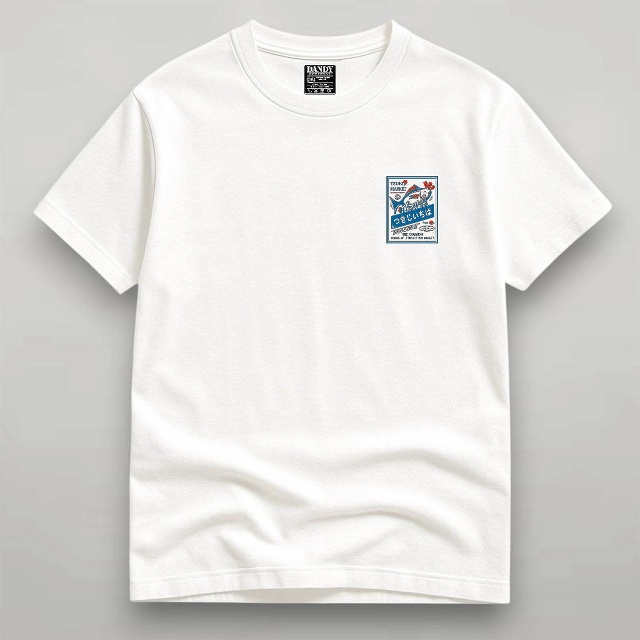 DANDY Tsukiji Market Tokyo t-shirt streetwear oversize