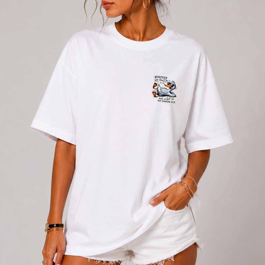DANDY Whatever Life Throws At You t-shirt streetwear oversize