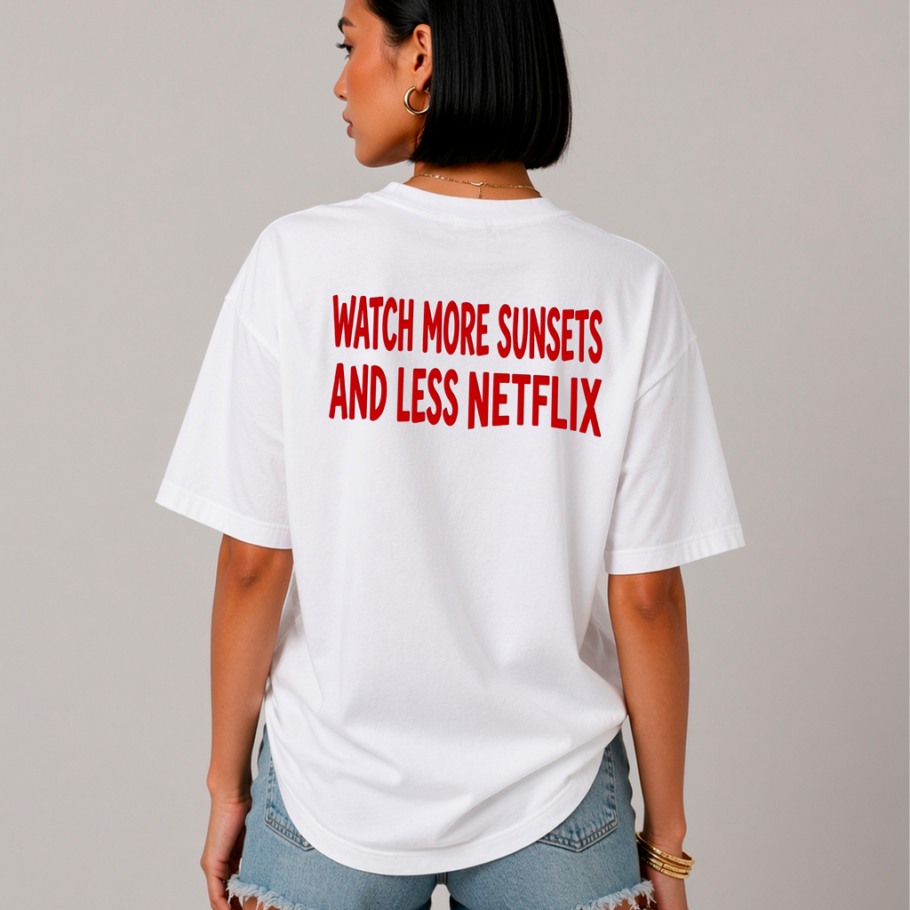 DANDY Watch More Sunsets t-shirt streetwear oversize