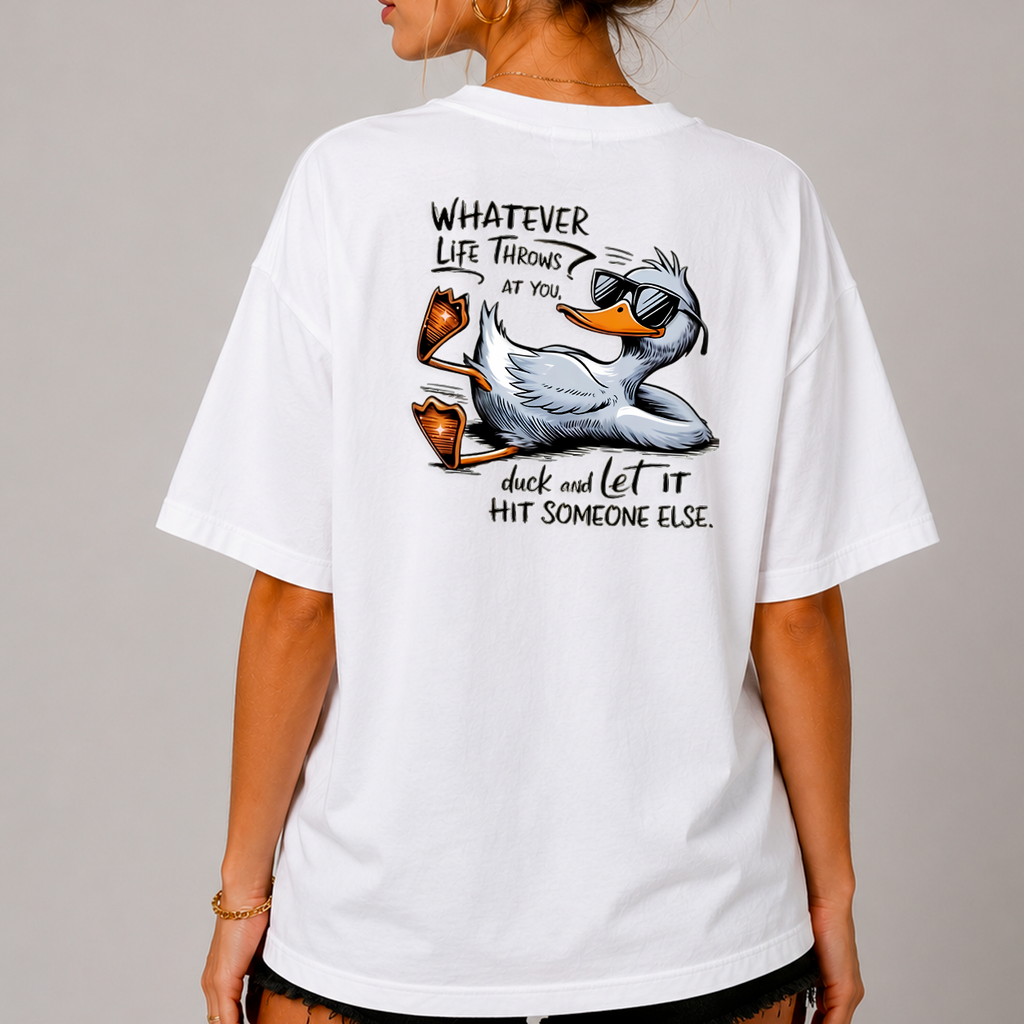 DANDY Whatever Life Throws At You t-shirt streetwear oversize