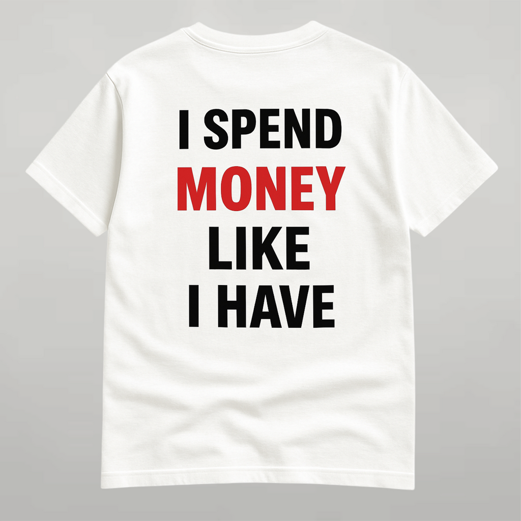 DANDY I Spend Money Like I Have It t-shirt streetwear oversize