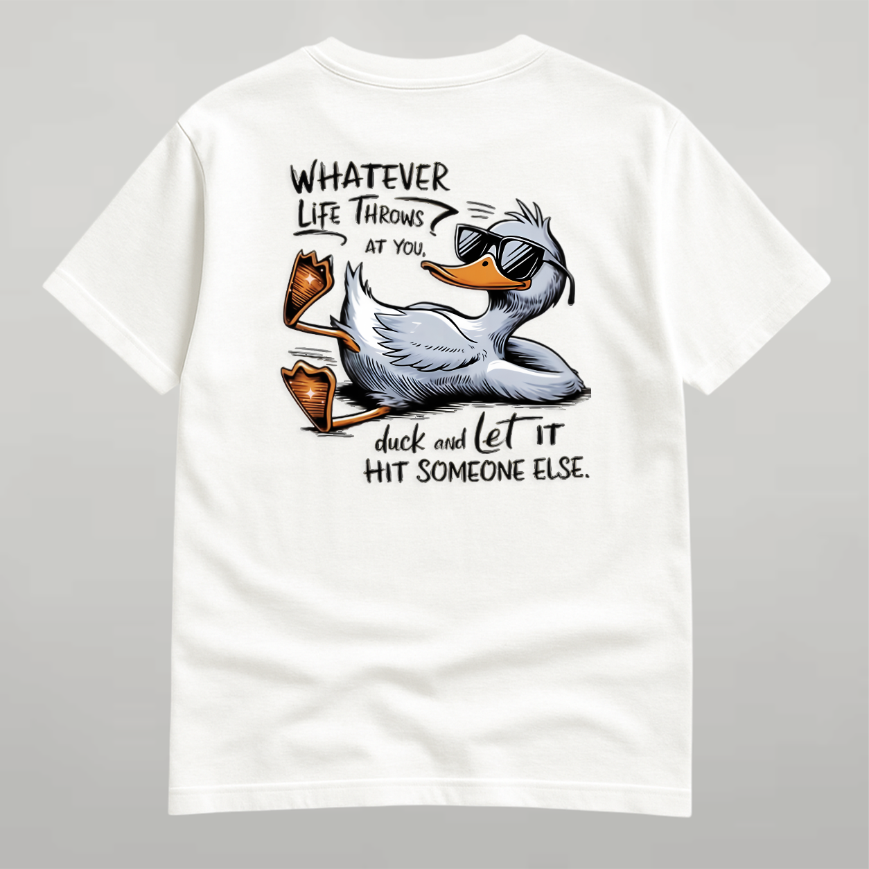 DANDY Whatever Life Throws At You t-shirt streetwear oversize