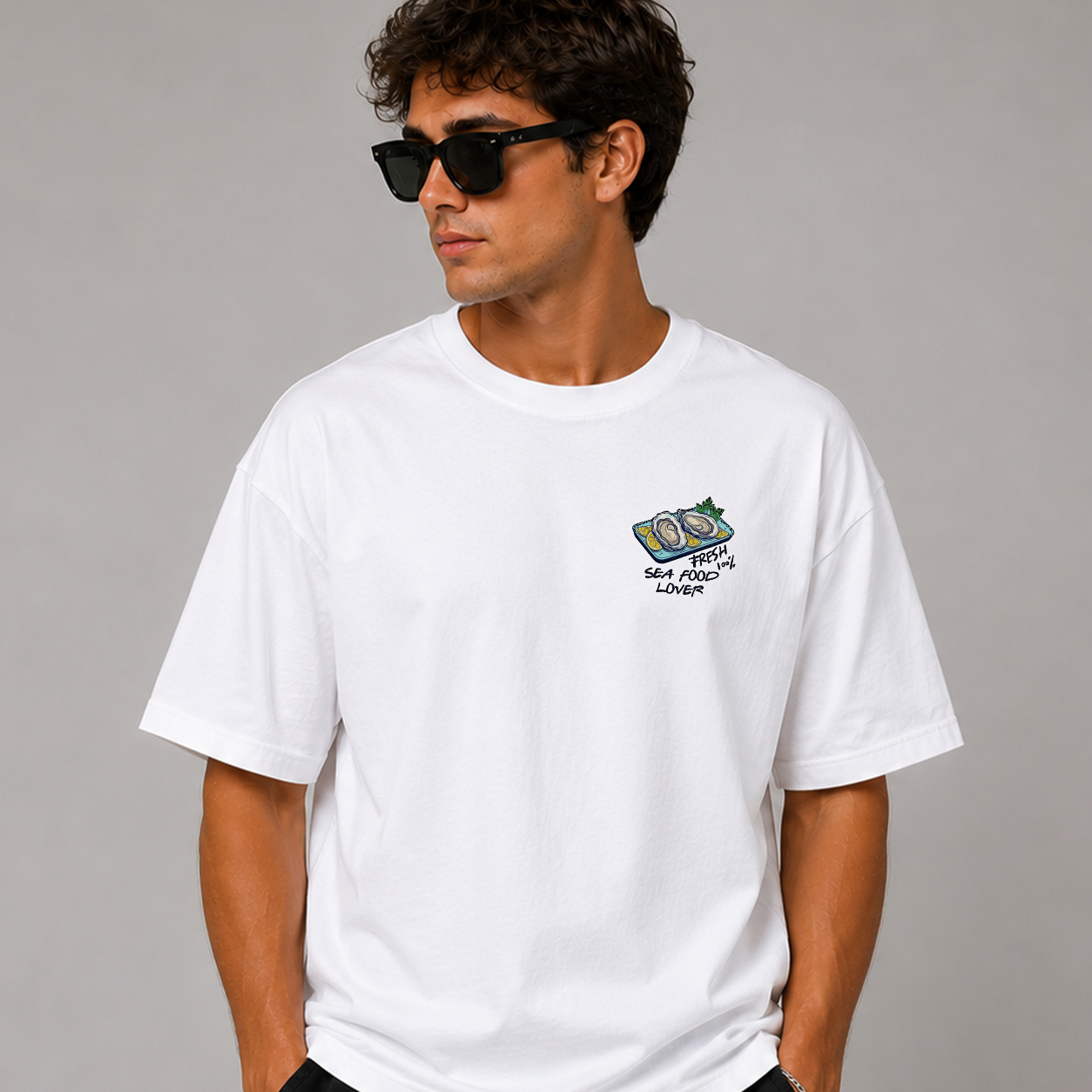 DANDY Fresh Sea Food Lover t-shirt streetwear oversize