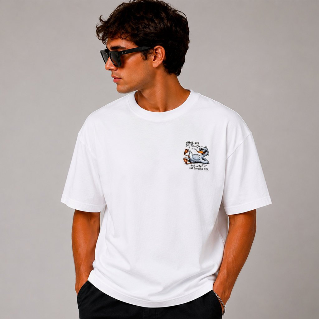 DANDY Whatever Life Throws At You t-shirt streetwear oversize