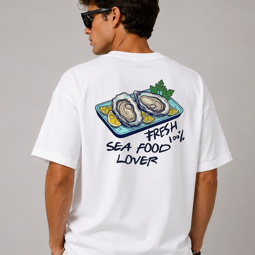 DANDY Fresh Sea Food Lover t-shirt streetwear oversize