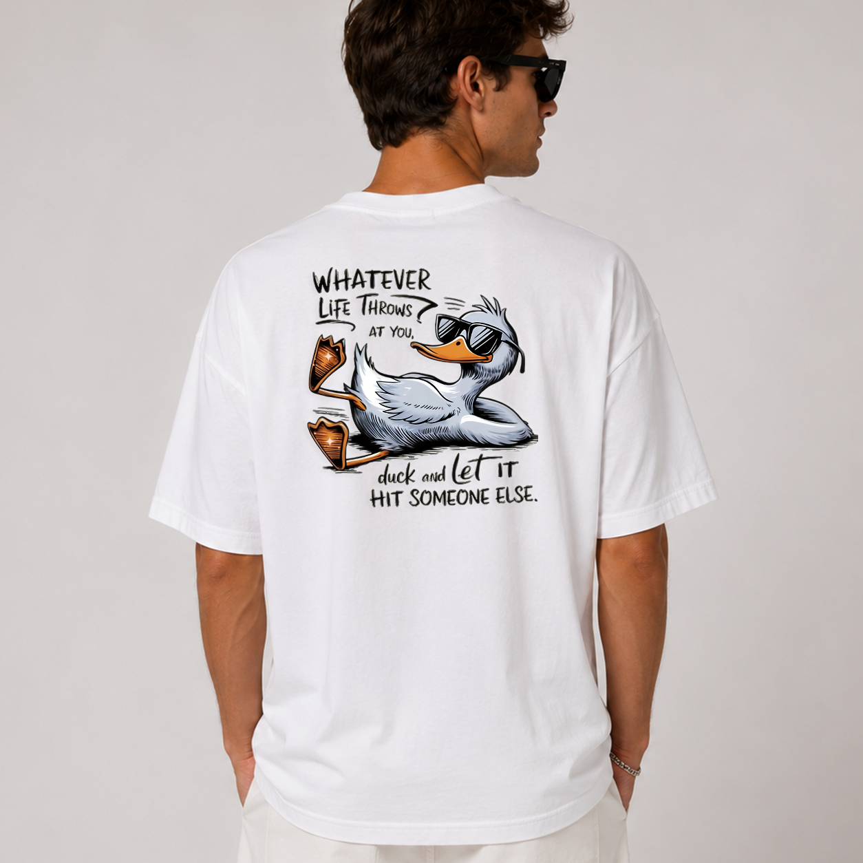 DANDY Whatever Life Throws At You t-shirt streetwear oversize